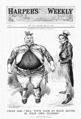 It would appear being president didn't do Taft's health any favors.